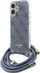 Këllëf telefoni Guess GUHCP16SHC4SEB për iPhone 16 6.1", hardcase, me rrip crossbody, blu
