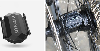 Senzor kadence dhe shpejtësie Cycplus C3, ANT+ dhe Bluetooth 5.0, IP67, i zi