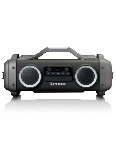 Box portative Lenco SPR-200, Bluetooth, wireless, e zezë