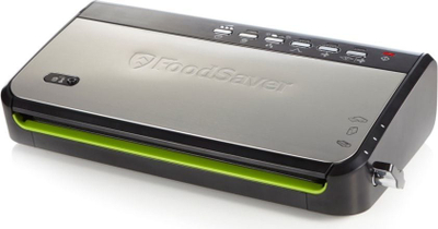 Aparat vakumimi FoodSaver FFS005X, modalitet i thatë dhe me lëng, dizajn kompakt, gri