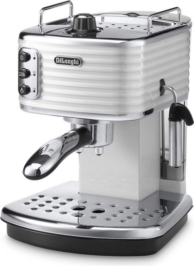 Aparat kafeje DeLonghi Scultura ECZ 351.W, 1100W, 15 bar, 1.4L, i bardhë