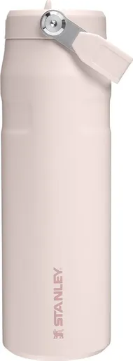 Shishe uji Stanley IceFlow Bottle Flip Straw 2.0, 0.7L, çelik inox, rozë