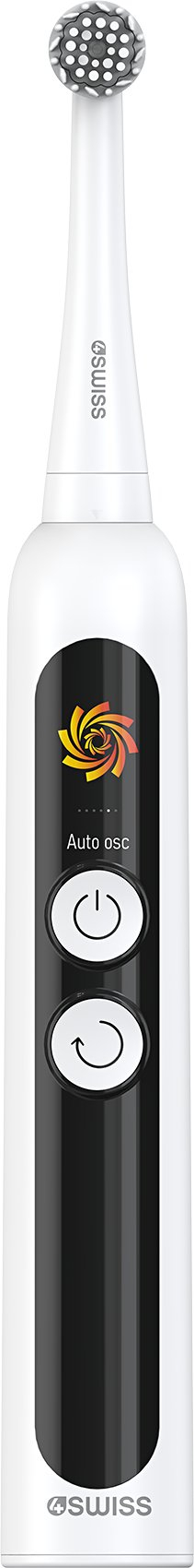 Furçë elektrike dhëmbësh 4Swiss ST216 Electrosonic Care+, IPX7, ekran LCD, e bardhë