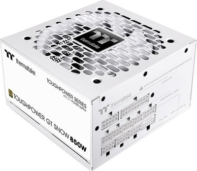 Напојување Thermaltake Toughpower GT Snow 850W, ATX 3.1, 80 Plus Gold, бело