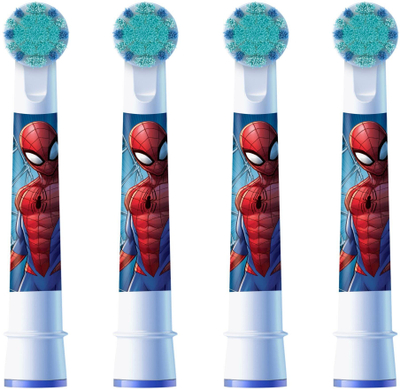 Koka zëvendësuese furçe dhëmbësh Oral-B Kids, 3+, 4 copë, shumëngjyrëshe