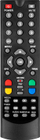 Telekomandë Cabletech URZ0083Q URZ0194, për DVB T tuner, e zezë