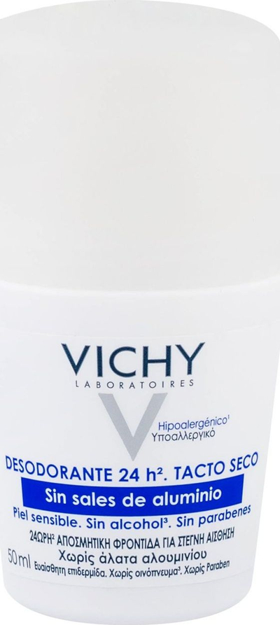 Deodorant roll on Vichy, pa kripëra alumini, 50ml
