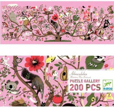 Puzzle Djeco Abracadabra, 200 pjesë, galeri, shumëngjyrësh