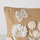 Jastëk dekorativ Boltze Home Marielle, 49 x 29.5 cm, pambuk, bezhë e bardhë