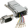 Adapter InLine 9 Pin Sub D mashkull në RJ45 femër, metalik, argjendtë