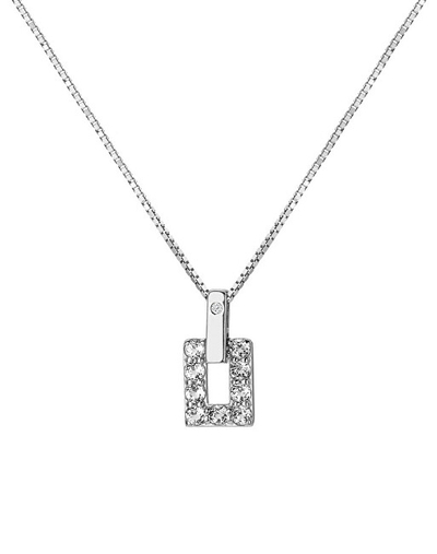 Qafore për goca Hot Diamonds DP898, 40cm, e argjendtë