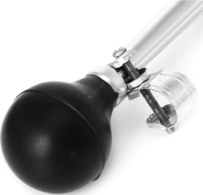 Burie biçiklete XQ Max Long, 23 cm, metal, e zezë