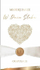 Kartolinë dasme “Wedding Card”, letër perle, zemër me ar, e bardhë