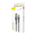 Kabllo USB Baseus CALKLF-H91, USB-A në Lightning, 2 m, e zezë