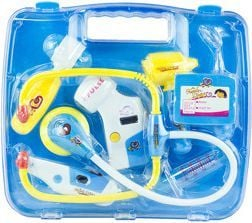 Lodër set doktori Little Doctor, me valixhe, me drita dhe zë, blu