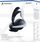Kufje gaming Sony PULSE Elite Wireless, për PS5, me mikrofon, bardh e zi