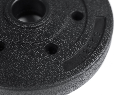 Peshë fitnesi Zipro, 1.25 kg/31 mm, e zezë