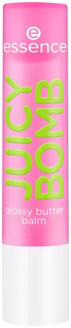 Balsam buzësh Essence Juicy Bomb Glossy Butter Balm Time To Pitaya 03, efekt me shkëlqim, rozë