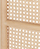 Ndarës dhome POTENZA 3 panele, 105x180cm, ratan, ngjyrë natyrale
