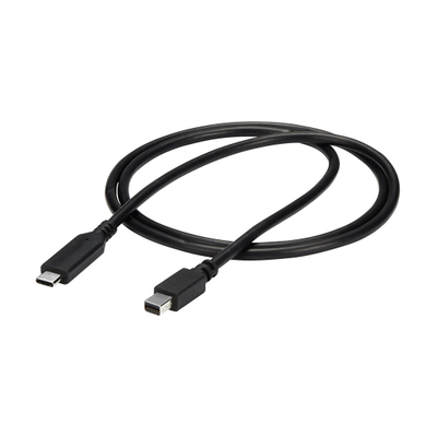 Kabllo StarTech USB-C për mini DisplayPort CDP2MDPMM1MB, 1m, 4K 60Hz, e zezë