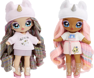Set loje L.O.L. Na Na Na Surprise 3 në 1 Unicorn Mini Backpack, kukull 10 cm, çantë shpine unikorni, e bardhë