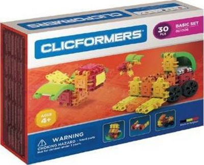 Lodër blloqe Ckucs Klocki Clicformers, 30 elemente