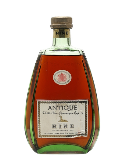 Konjak Hine Antique Vieille Fine Champagne, premium francez, shishe jeshile