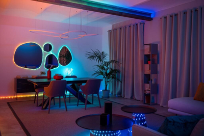 Zinxhir drite Twinkly Dots, 400 LED RGB, 20 m, i zi