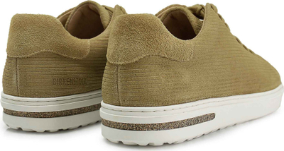 Atlete Birkenstock Bend Low Cord, lekure zamsh, sholle anatomike, ngjyre bezhe