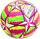 Top lodër prej gome Rubber Ball Stars, 20cm, për fëmijë, shumëngjyrëshe