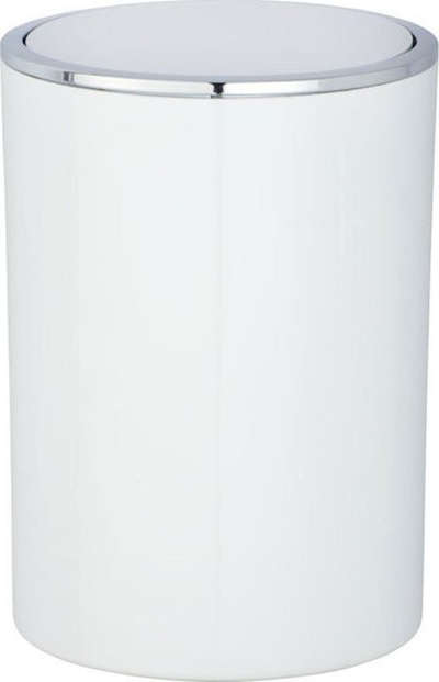 Kosh plehrash Wenko Push 23882, 5L, plastikë, i bardhë