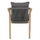 Set karrigesh Contrel HM6244.02, dru akacie, me jastëkë, gri