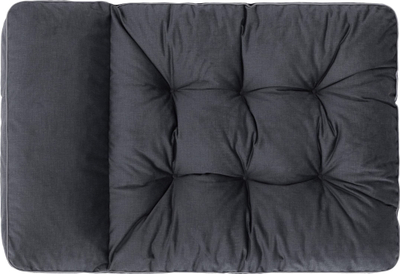 Shtrat dyshek për qen Destiny, XL 115x78 cm, trashësi nja 12 cm, gri grafit