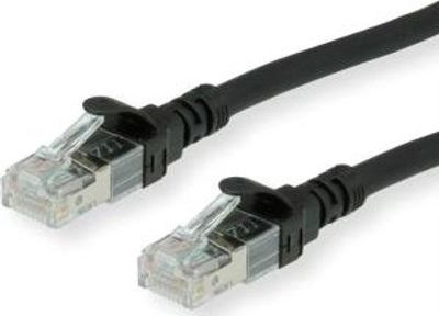 Kабел за мрежа Roline Cat6a, 3m, RJ45 во RJ45, UTP, црн