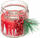 Kandël zbukuruese Atmosphera Christmas Candle Centerpiece, 315g, deri nja 30 orë ndezur, kavanoz qelqi