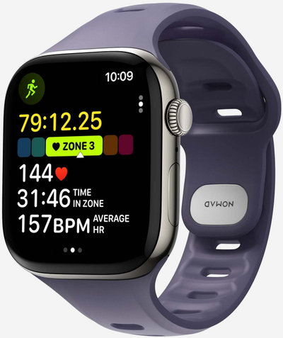 Rrip sportiv NOMAD Tempo Band, për Apple Watch 42mm, rezistent ndaj ujit, ngjyra Dusk