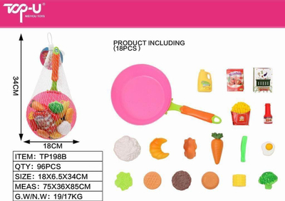 Set kuzhine lodër Mega Creative TP198B, plastikë, shumëngjyrësh