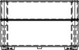 Kuti hermetike Industriale Elektro-Plast (2712-00), 170 x 135 x 107mm, IP65, e hirtë