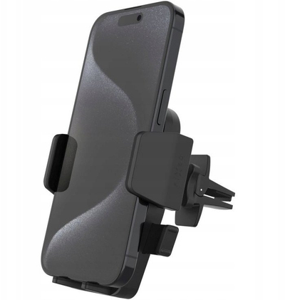 Mbajtëse telefoni për makinë Fixed Iconiq, kapëse për grilë ajri, rrotullim 360°, e zezë