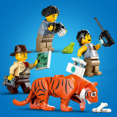 Lodër LEGO City Jungle Explorer Truck 60426, set për me ndërtu, 6+, shumëngjyrëshe
