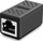 Adapter rrjeti RJ5B RJ45, çiftëzues 8P8C, 1000Mbps, i zi