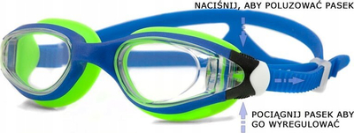 Syze noti për fëmijë Aqua-Speed Ceto Jr 043-07, lente transparente