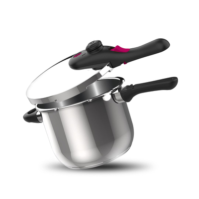 Tenxhere me presion Taurus Cocotte Best Moments, 4L, inox, me doreza plastike