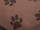 Dyshek për qen Reedog Eco Extra Brown Paws L, i butë, ngjyrë kafe me putra