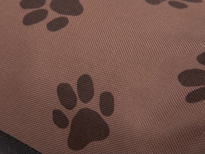 Dyshek për qen Reedog Eco Extra Brown Paws L, i butë, ngjyrë kafe me putra