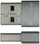 Adapter USB Good Connections USB 2.0, USB A në USB C, set 2 copë, i zi