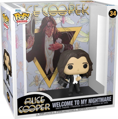 Figura koleksionuese Funko POP Alice Cooper Welcome to My Nightmare, 11.5cm, vinil, e zezë