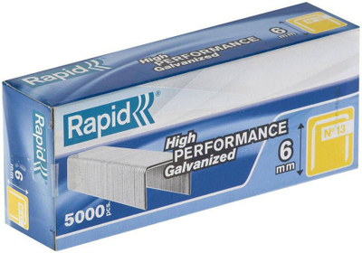 Капси за капач Rapid 13, 6mm, 5000 парчиња, метални