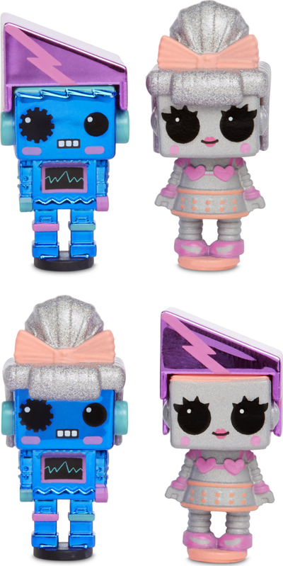 Set lodrash LOL Surprise Tiny Toys, 5 surpriza, me figurina robot, shumëngjyrësh