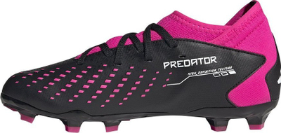 Këpucë futbolli Adidas Predator Accuracy.3 Junior, tapat FG, për goca, të zeza me rozë